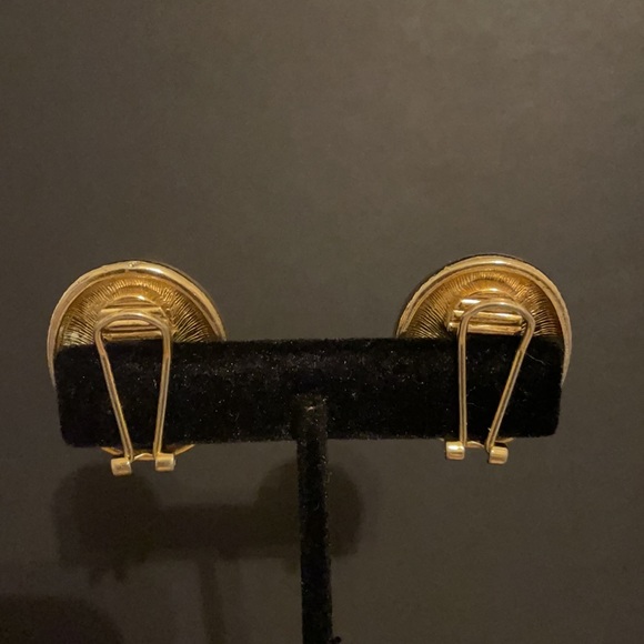 Vintage LCi LIZ CLAIBORNE Clip On Earrings - Picture 3 of 6